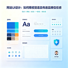 绵阳建站-网站UI设计：如何用视觉语言传递品牌信任感